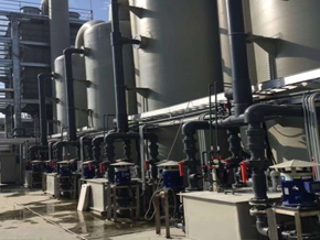 耐空转自吸式耐酸碱泵废水输送案例